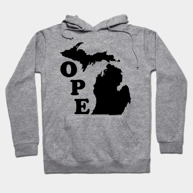 Ope Michigan Hoodie by Colin Polley Designs